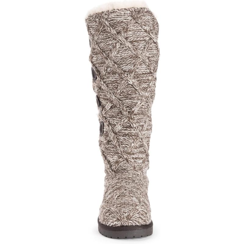 MUK LUKS Women’s Malena Boots(Stone Lattice) - Muk Luks